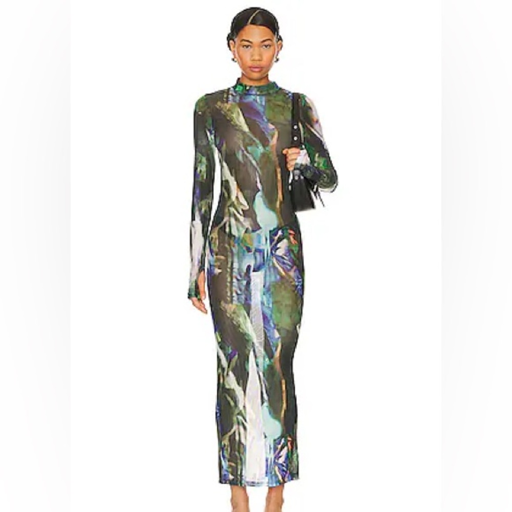 Phoenix Midi Mesh Dress BY.DYLN